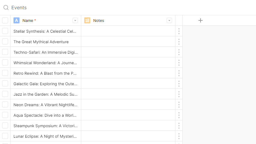 Gif that shows how to hide Fields via Column settings