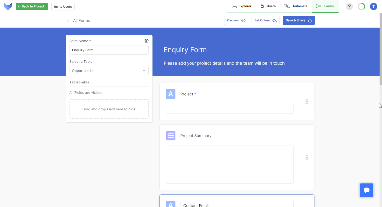 Renaming Form Fields