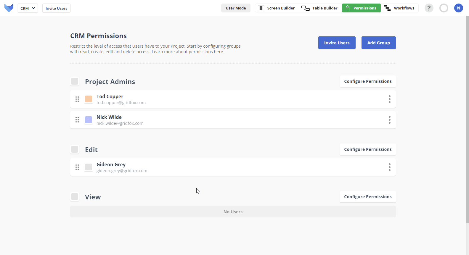 Setting Colour for User