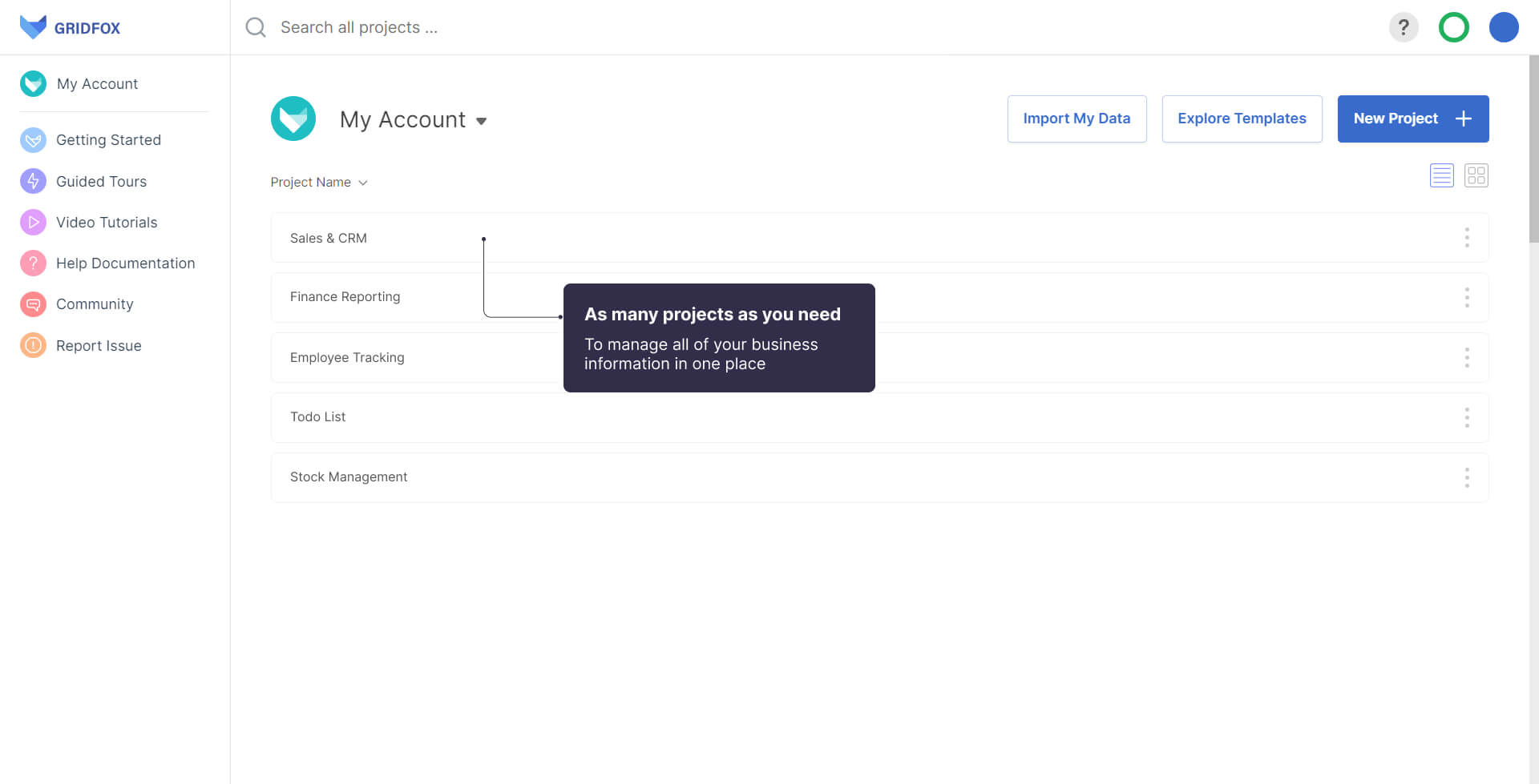 Gridfox App Demo 1